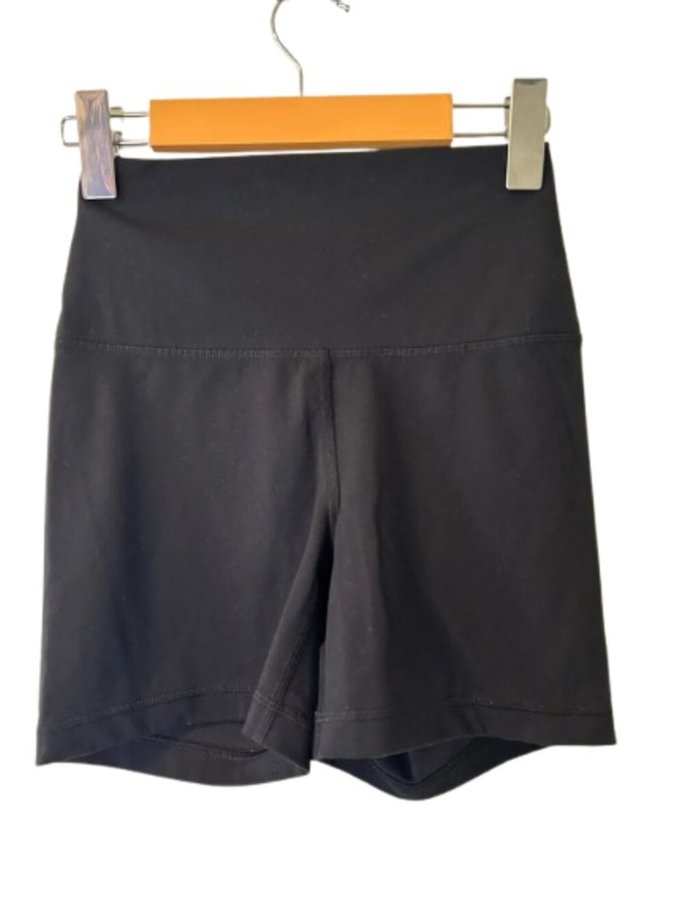 143. Yogalicious Black High-Rise Bike Shorts